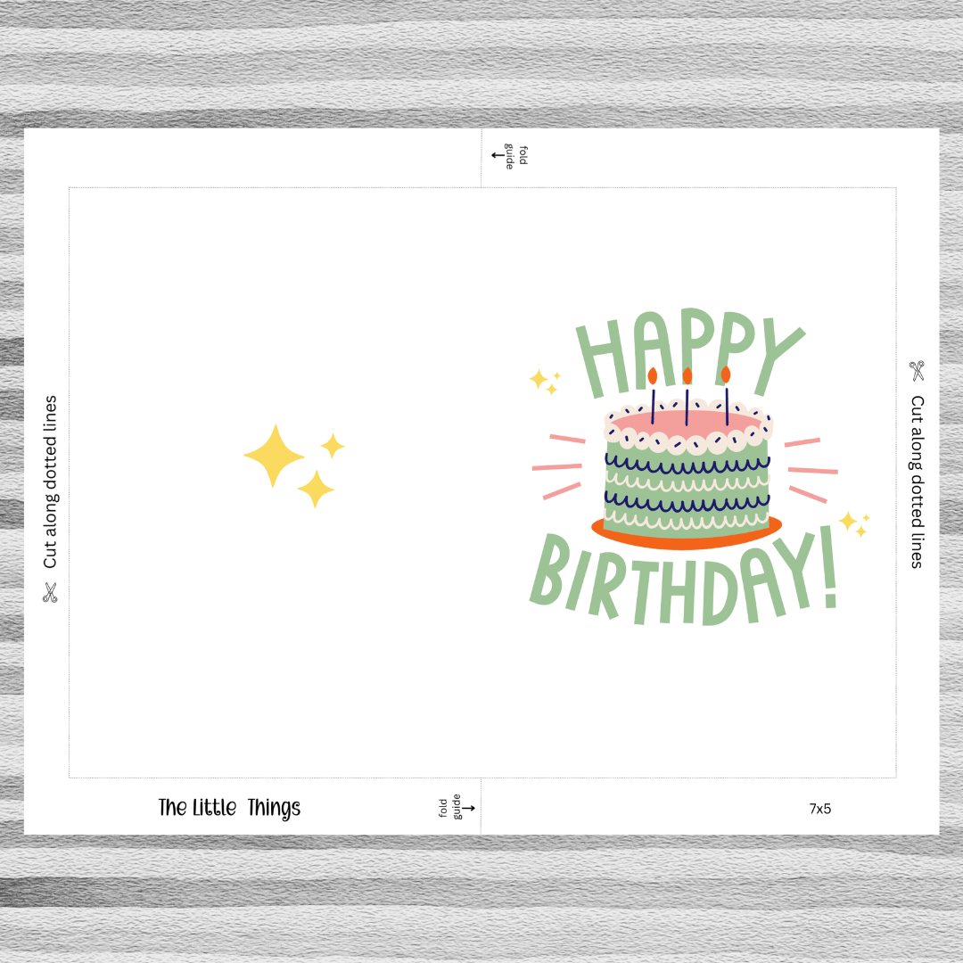 You print - Birthday Cards