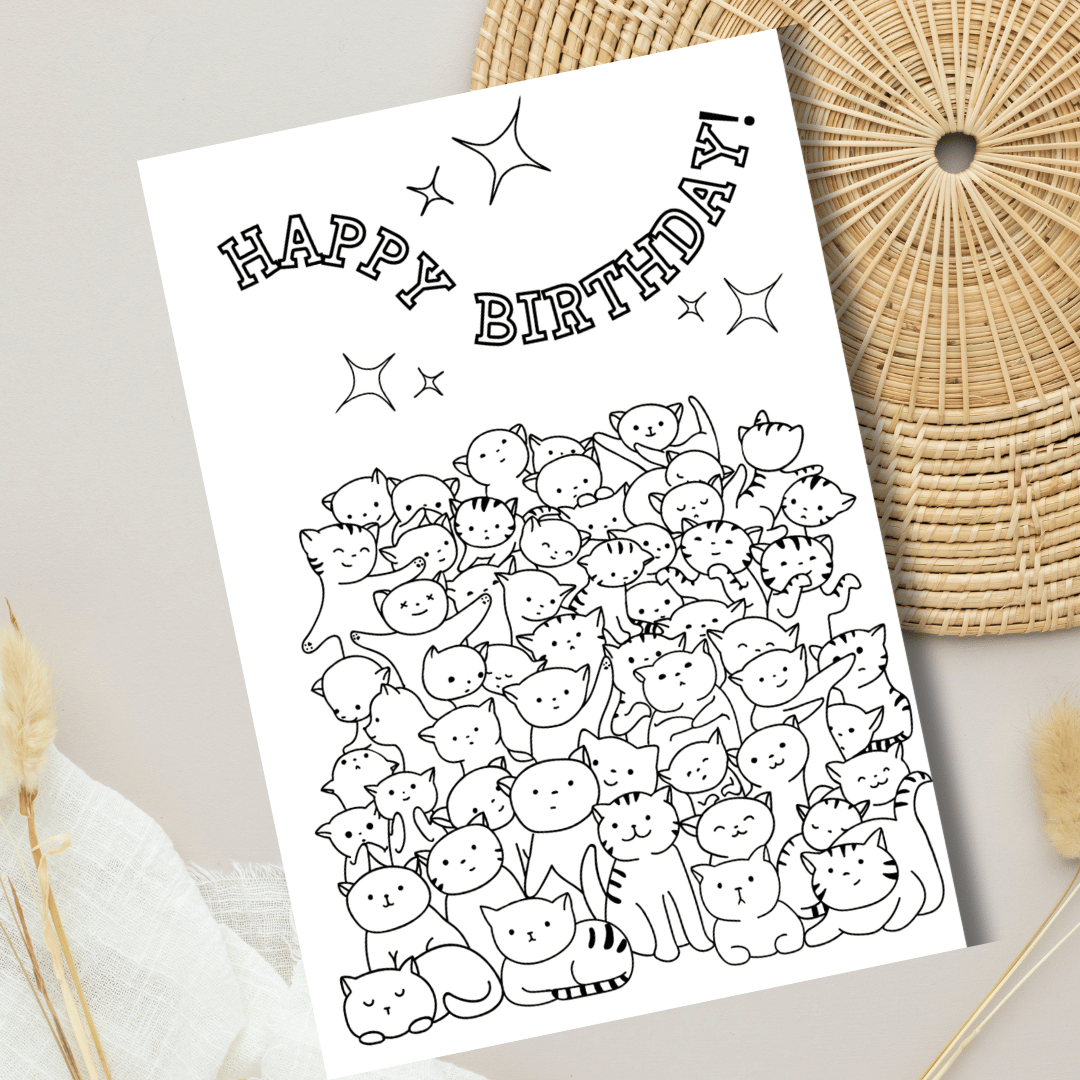 Easy Downloadable Birthday Card