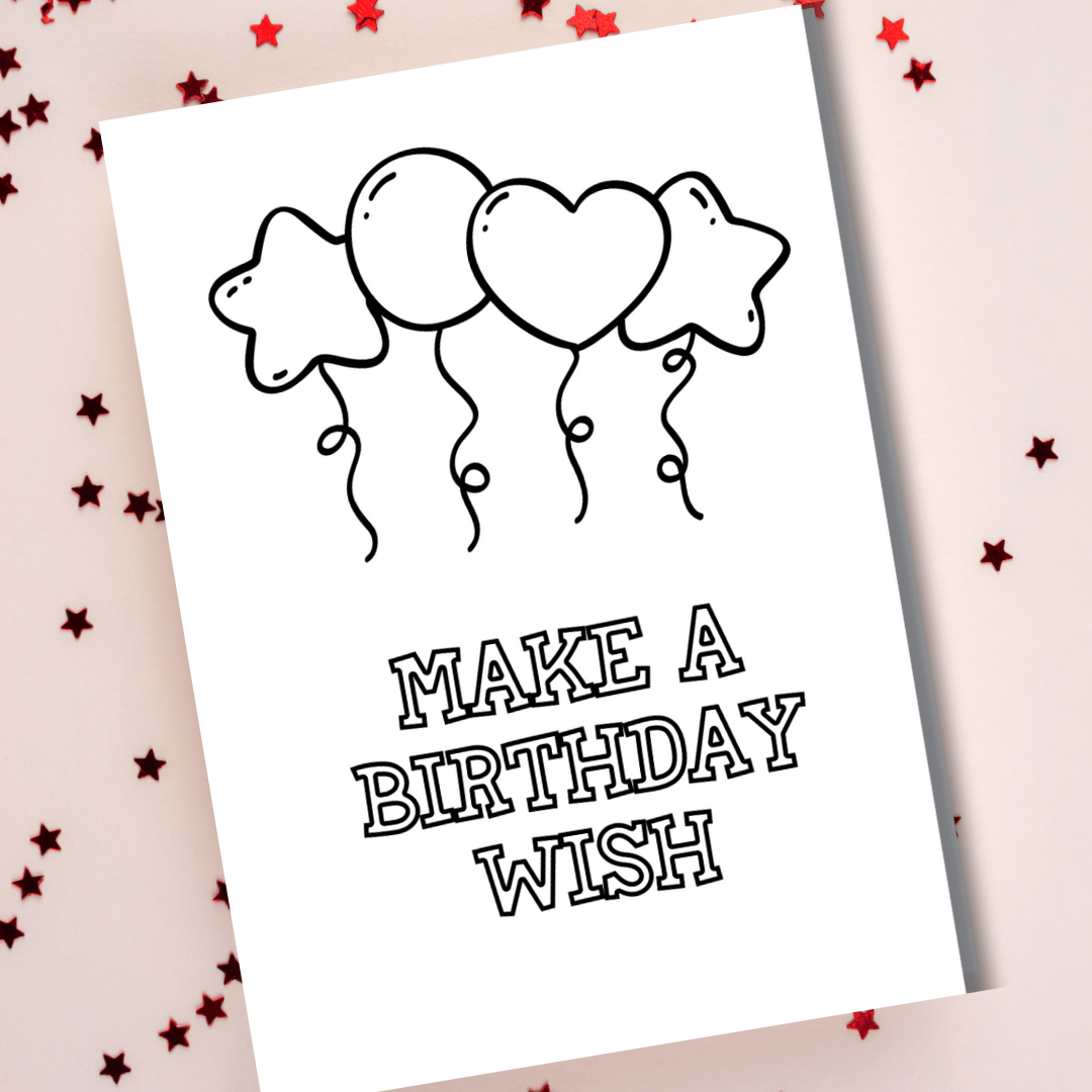 Easy Downloadable Birthday Card