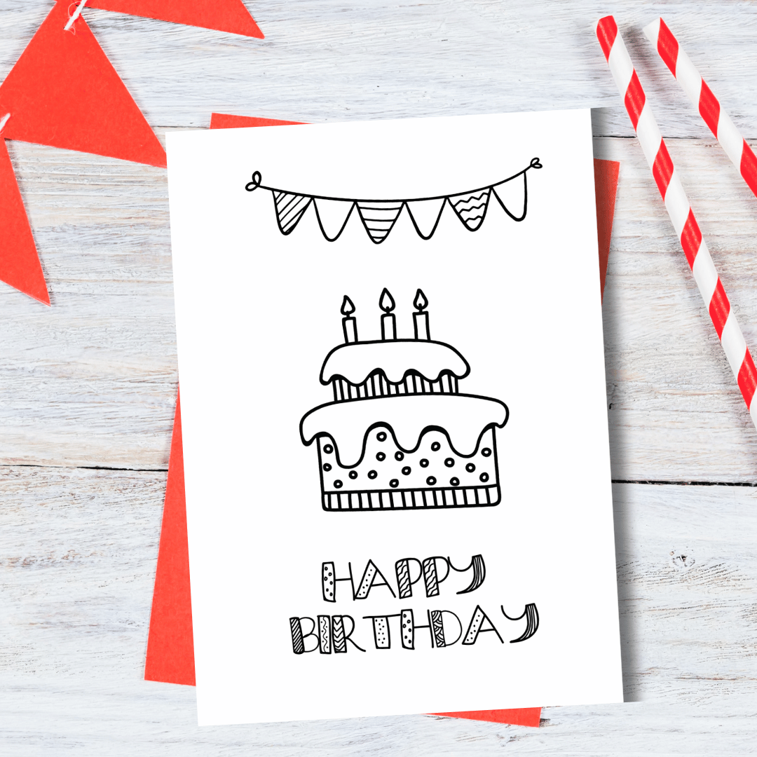 Easy Downloadable Birthday Card