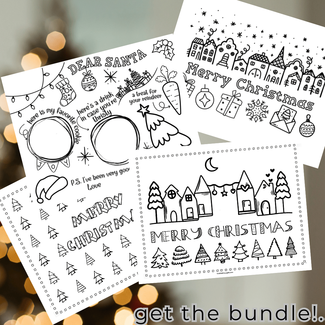 Christmas Coloring bundle