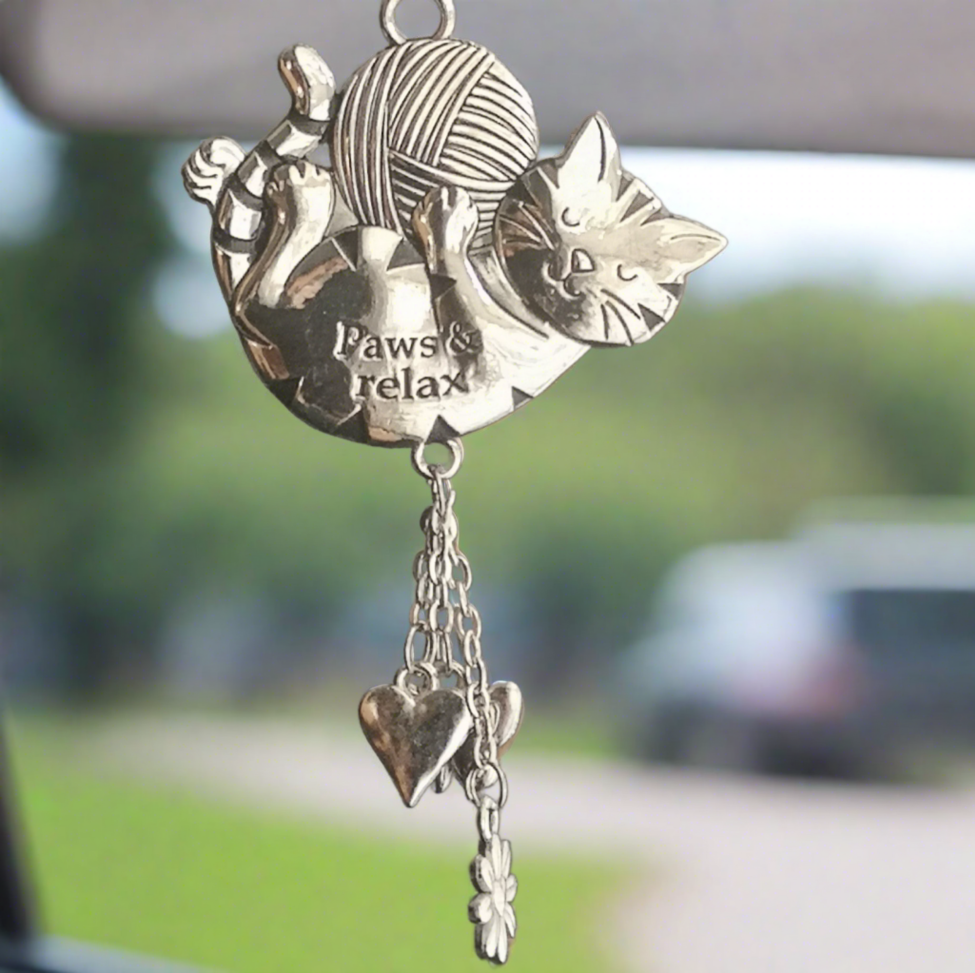 car-charm-cat